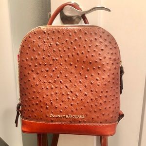 Dooney & Bourke Ostrich Zip Pod Bakpack